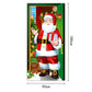 🥳2026 HOT SALE🥳💞50K+ SOLD! 🎄🚪 50% OFF! Christmas Front Door Decoration – 28-second install, washable & reusable fabric cover. Fits 35x79 inch door, indoor/outdoor. Easy holiday cheer! 🎅✨