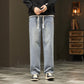 🥳2026 HOT SALE🥳💞50K+ SOLD!💥🕊️ 50% OFF! Men's Loose Straight Jeans – Roomy & relaxed all day! Easy elastic waist, no tight squeeze. Classic straight leg, moves with you. Perfect for everyday wear. 👖✨