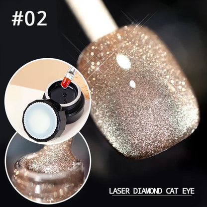🥳2026 HOT SALE🥳💞50K+ SOLD!⏳💅LAST DAY HOT SALE 50% OFF💎Laser Diamond Cat Eye Nail Polish🌸✨