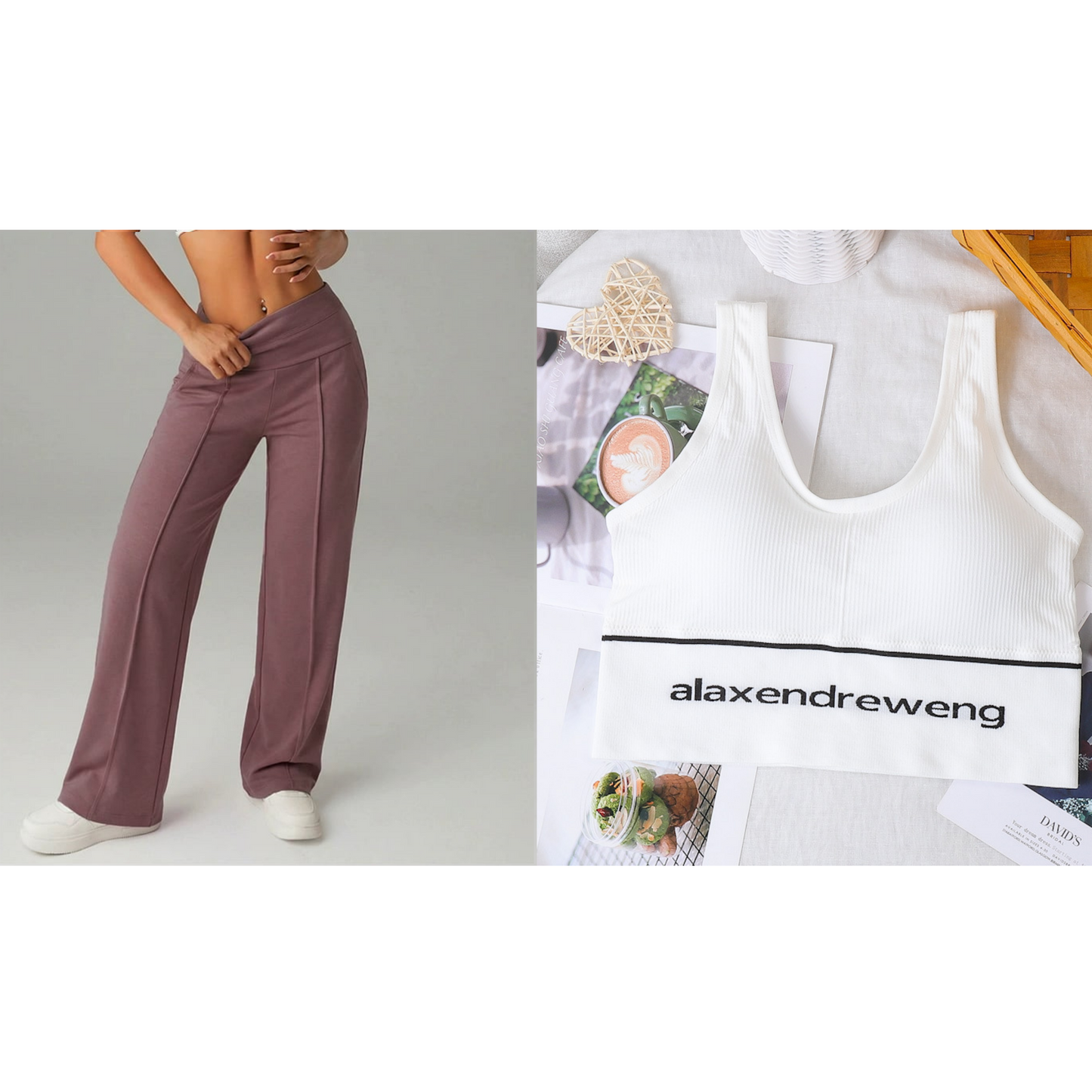 🥳2026 HOT SALE🥳💞50K+ SOLD!☕🧘‍♀️Women's High Waist Wide Leg Pants – Soft stretch fabric, gentle tummy control! Flattering fit for every shape. Easy pull-on, no tricky buttons. Your everyday essential. 🧵🦵