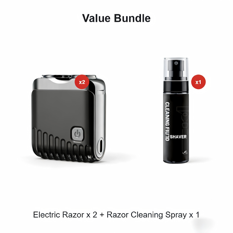 🥳2026 HOT SALE🥳💞50K+ SOLD!💥⚡🧔 1-Minute Quick Fix, No Stubble Left Behind |  The Mighty Mini “Powerhouse”! Mini Wet & Dry Shaver Half Price✈️🎒