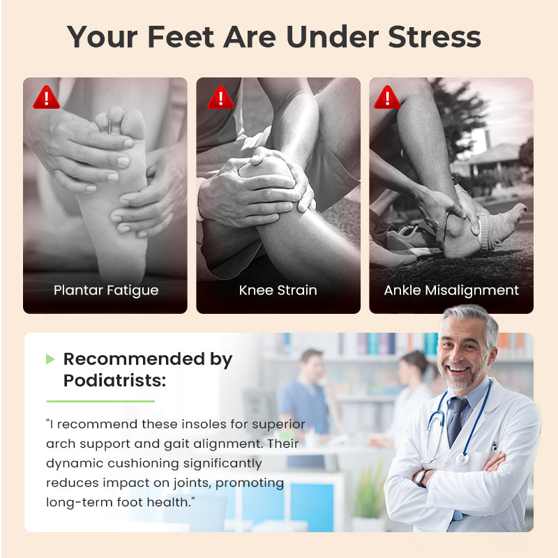 🥳2026 HOT SALE🥳💞50K+ SOLD!🦶🛡️ 50% OFF! Height‑Increasing Insoles – Breathable, sweat‑wicking, natural lift. Keep feet fresh & pain‑free. 🕊️💚