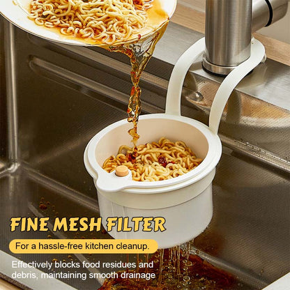 🥳2026 HOT SALE🥳💞50K+ SOLD!🚫💧 Stop Clogged Sinks for Good! Push-to-Empty Food Catcher Basket Half Price🧺✨
