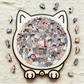 🥳2026 HOT SALE🥳💞50K+ SOLD!🐱🧩 50% OFF! 135‑Piece Cat Shaped Wooden Jigsaw – Morandi colours, artistic frame. Premium wood, calming & collectible. A gift for cat lovers! 🎨✨