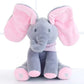 🥳2026 HOT SALE🥳💞50K+ SOLD! 🐘🎶 50% OFF! Peek-A-Boo Singing Elephant Plush – sings, flaps ears & plays peek-a-boo. Soft, safe & interactive for babies & toddlers. Perfect gift! 👶💚
