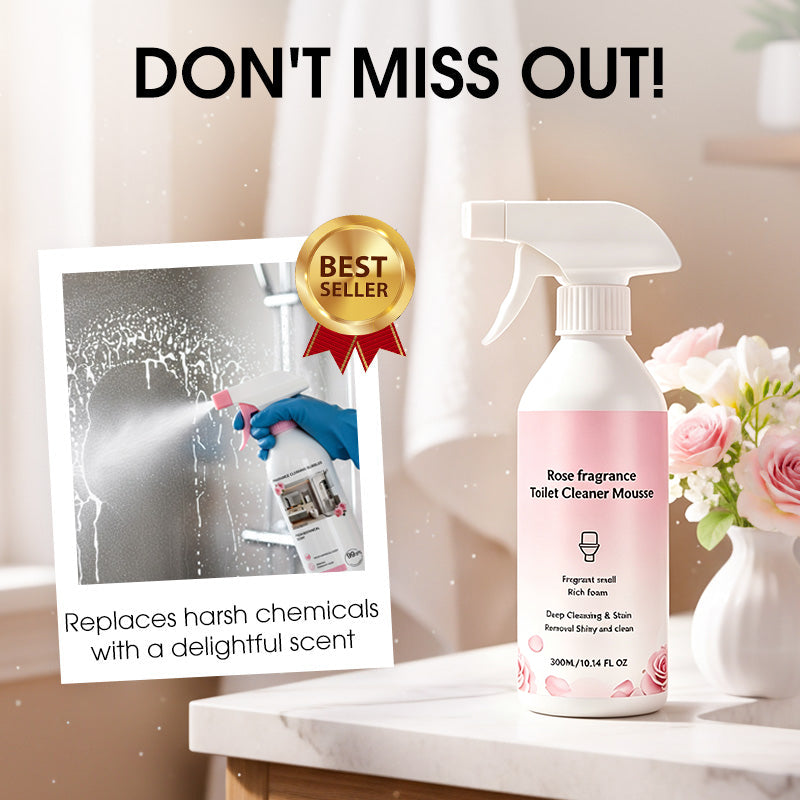🥳2026 HOT SALE🥳💞50K+ SOLD! 🛁🧹 50% OFF! Bathroom Cleaner Spray – dissolves limescale, soap scum & water stains without scrubbing. Multi-surface for glass, tiles & taps – leaves a fresh botanical scent. Gentle formula, no harsh fumes! ✨💪
