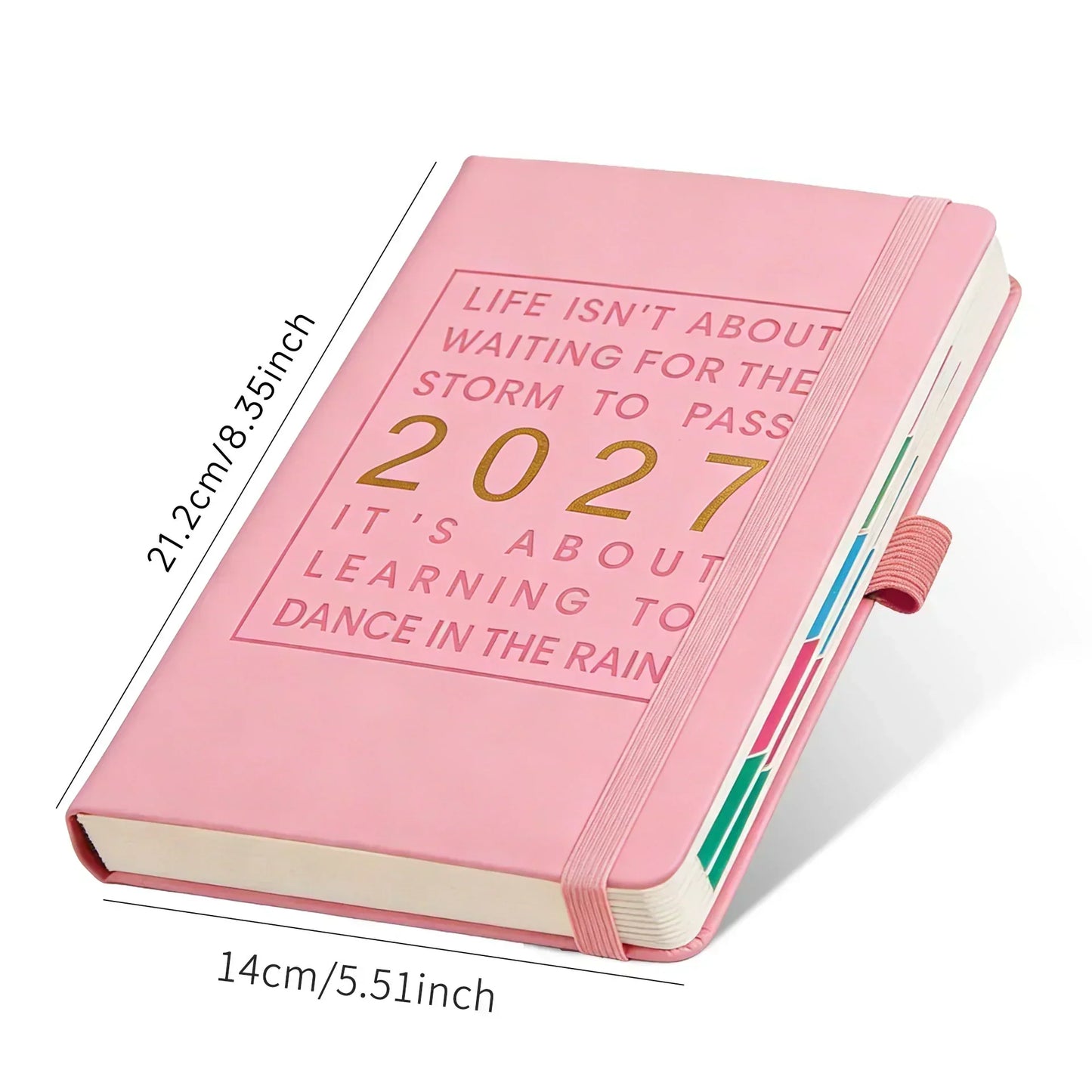 🥳2026 HOT SALE🥳💞50K+ SOLD! 📖🌟 50% OFF! 2027 Date‑Marked Notebook – One day per sheet, classic quote cover. Durable materials – your daily companion for the whole year! From £8.99! 🏠💚