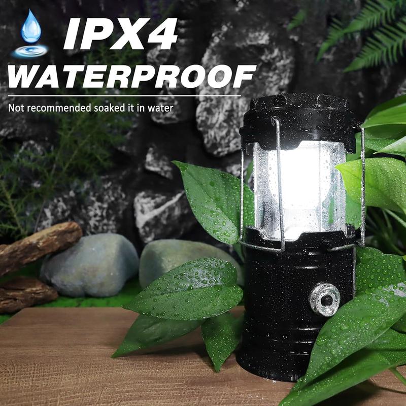 🥳2026 HOT SALE🥳💞50K+ SOLD! ⛺️💡 Solar Camping Lantern – rechargeable LED, magnetic base & foldable hook. Collapsible, battery-powered light for power cuts, hiking & emergencies! 🛡️✅