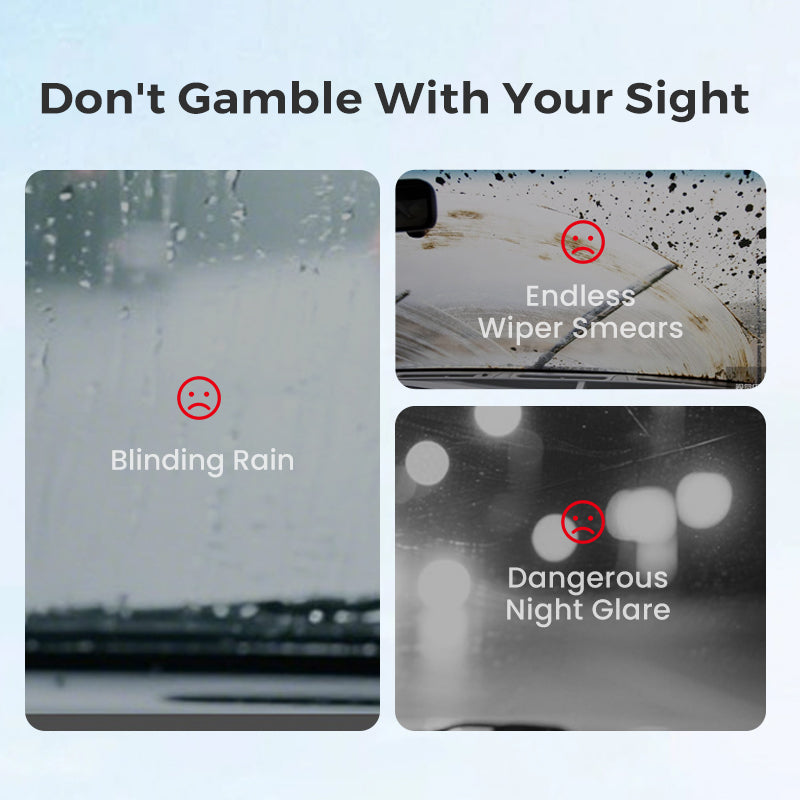 🥳2026 HOT SALE🥳💞50K+ SOLD! 🔍🚗 LIMITED TIME – BUY 2 GET 1 FREE! Auto Glass Oil Film Remover – Eliminates stubborn grease, wax & road grime. Restores crystal-clear visibility – safer night & rainy driving! 🌧️✨