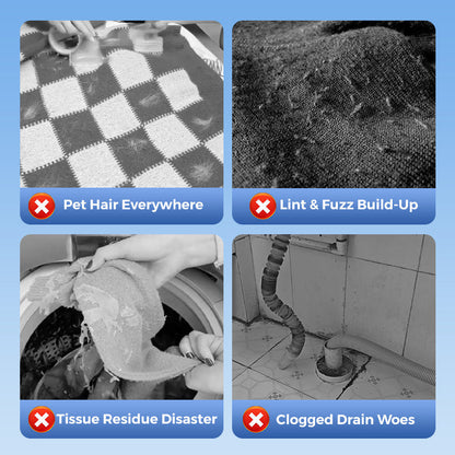 🥳2026 HOT SALE🥳💞50K+ SOLD!🧺🛡️ Your Drain's Best Friend – Now BOGO! Reusable Filter Bag, Saves You Time & Money. 💰🧼