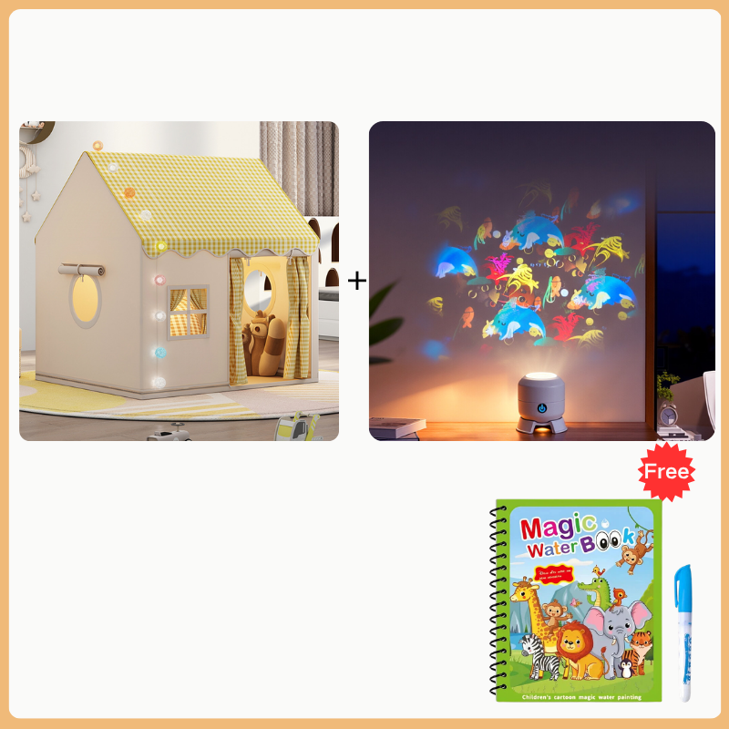 🥳2026 HOT SALE🥳💞50K+ SOLD! 🏠🧸 50% OFF! Indoor Kids Play Tent House – create a cosy play corner instantly! Easy setup, perfect for grandchildren’s imaginative indoor fun! 🛡️✨