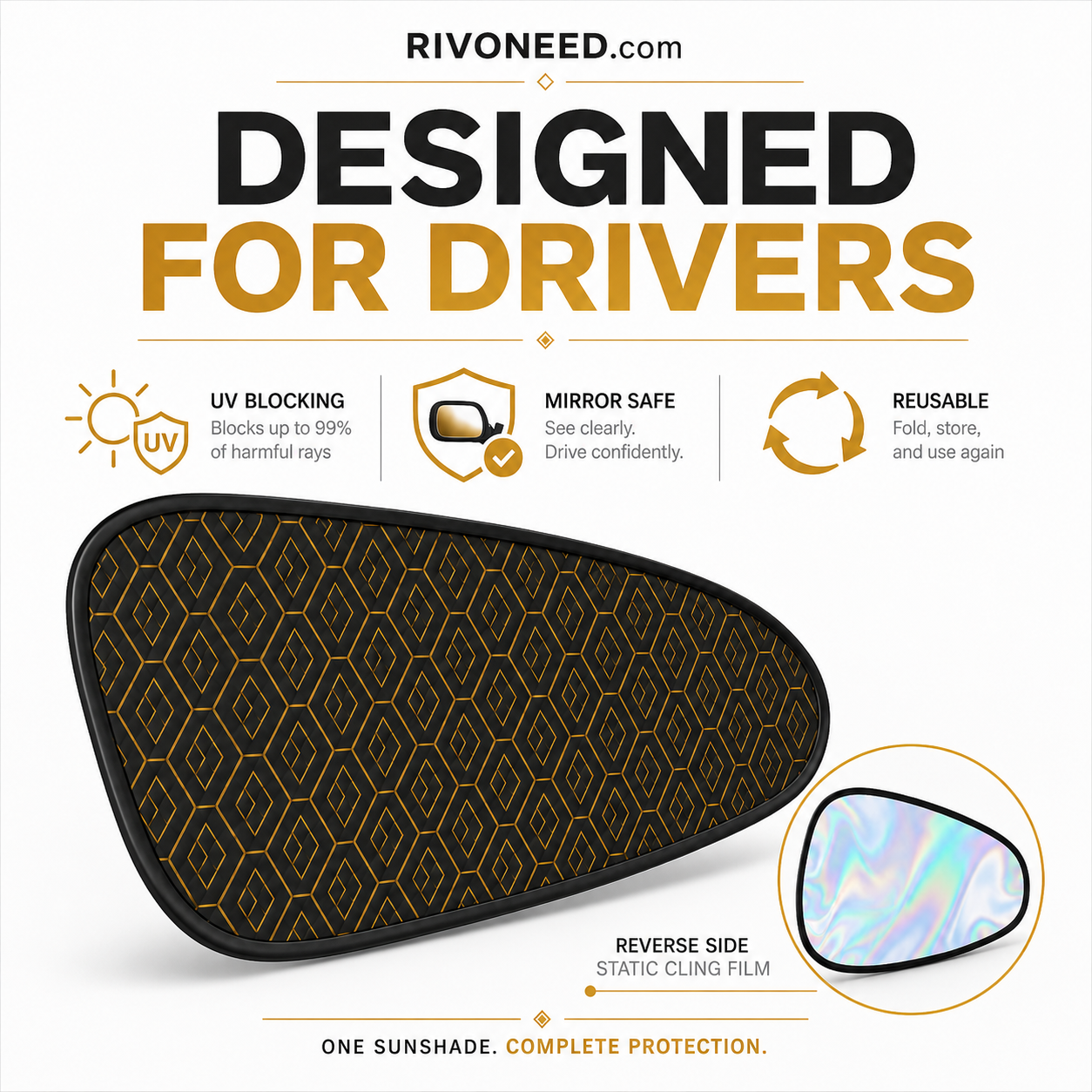 🏆 Last Day Special Price £8.99 ! ⏰Universal Car Side Window Sun Shades
