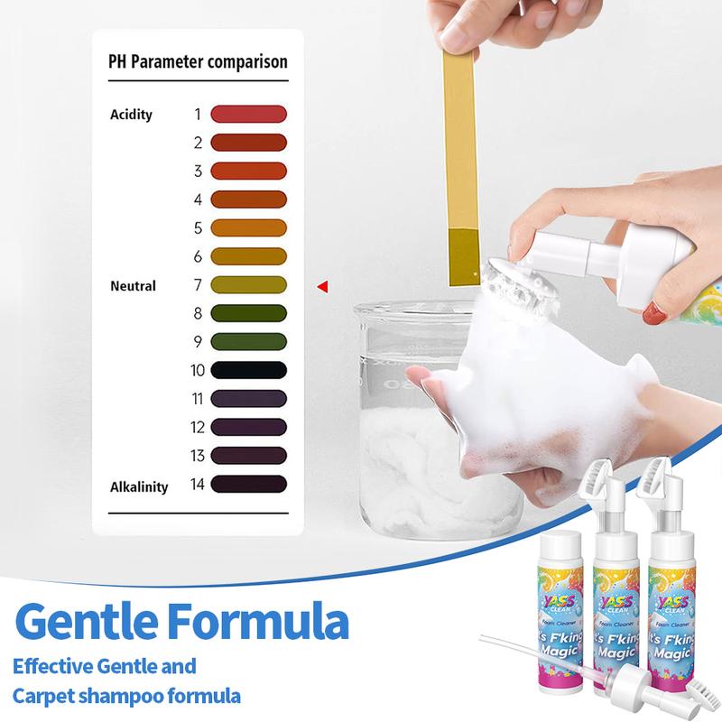 🥳2026 HOT SALE🥳💞50K+ SOLD!⏰🧼 LAST DAY – BUY 2 GET 1 FREE! Magic Foam Cleaner – Lifts wine, coffee & pet stains instantly. Includes brush. A carpet & sofa saviour! 💨✨