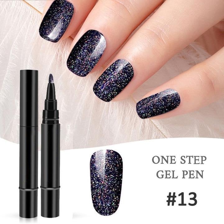 🥳2026 HOT SALE🥳💞50K+ SOLD!💅✨ BUY 1 GET 1 FREE! One Step Gel Nail Pen – 3‑in‑1, no base/top coat needed. 18 colours, salon‑grade shine, 15‑30 days wear. DIY perfection at home! 🎨💖