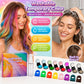 🥳2026 HOT SALE🥳💞50K+ SOLD! 🌈🎨 50% OFF! 12-Color Temporary Hair Chalk Applicator Set – Vibrant shades for highlights, streaks & full-color fun. Easy clamp-on application – wash out with shampoo! Perfect for parties, festivals & cosplay! 🎉✨