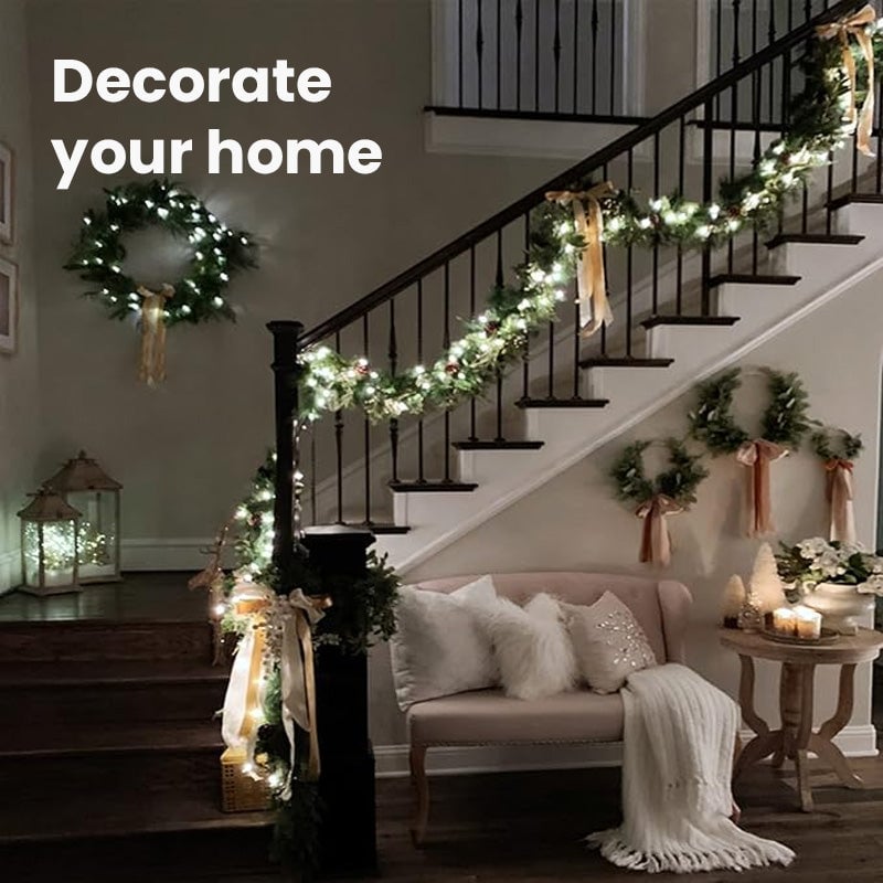 🥳2026 HOT SALE🥳💞50K+ SOLD! 🎄✨ 50% OFF! Copper Wire Firecracker Light String – soft warm glow, 8 lighting modes, flexible & shapeable, waterproof. Perfect for holiday décor, parties & cosy evenings! 🎁💚