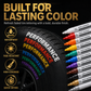 🥳2026 HOT SALE🥳💞50K+ SOLD! ✏️🔧 50% OFF! Oil-Based Waterproof Tire Marker Pen – 12 vibrant colors, waterproof & fade‑resistant. Perfect for tires, metal, glass & DIY crafts – bold marks that last! 🎨🚗