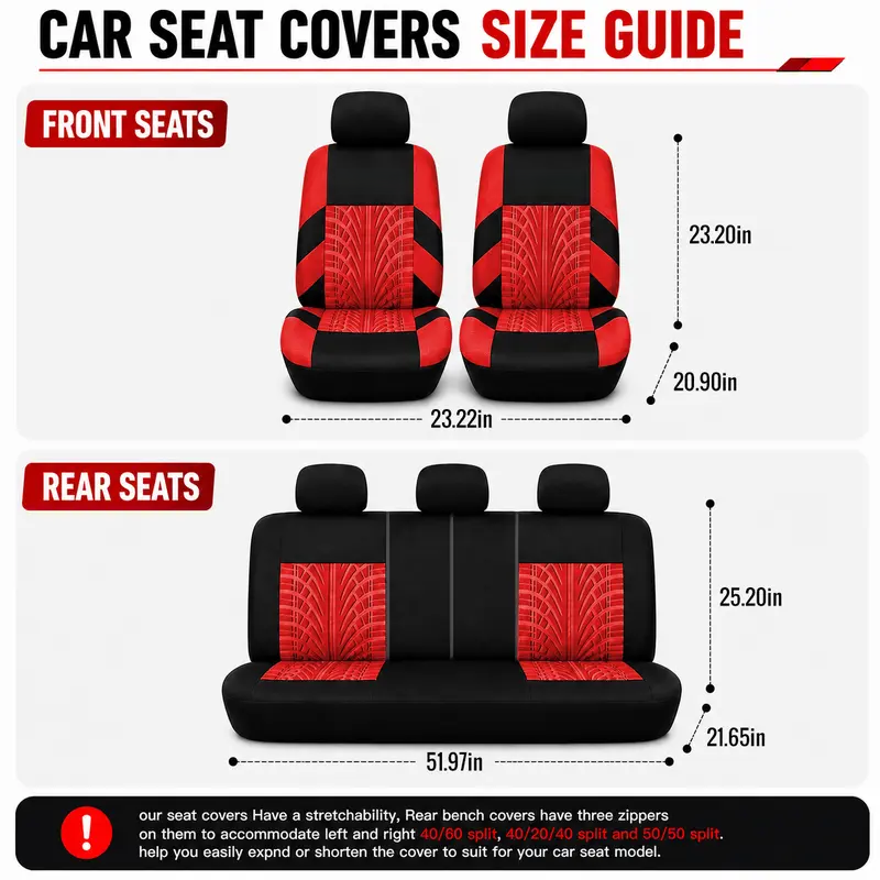 🥳2026 HOT SALE🥳💞50K+ SOLD! 🚗✨ 50% OFF! Universal Car Seat Covers – breathable 3-layer fabric, airbag compatible, full protection. Fits most cars, SUVs & vans. Stylish & easy to install! 🛡️💪