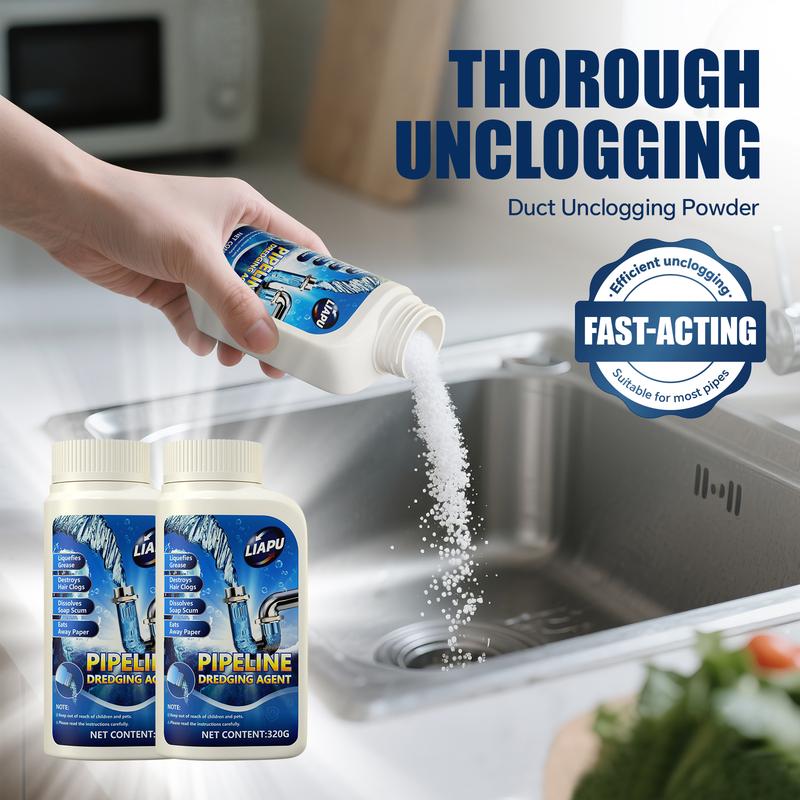 🥳2026 HOT SALE🥳💞50K+ SOLD!💧⚡ 50% OFF! Powerful Household Pipe Unblocker – Dissolves hair & grease fast. Restores flow in sinks, showers & toilets – no more standing water! 🛁✨