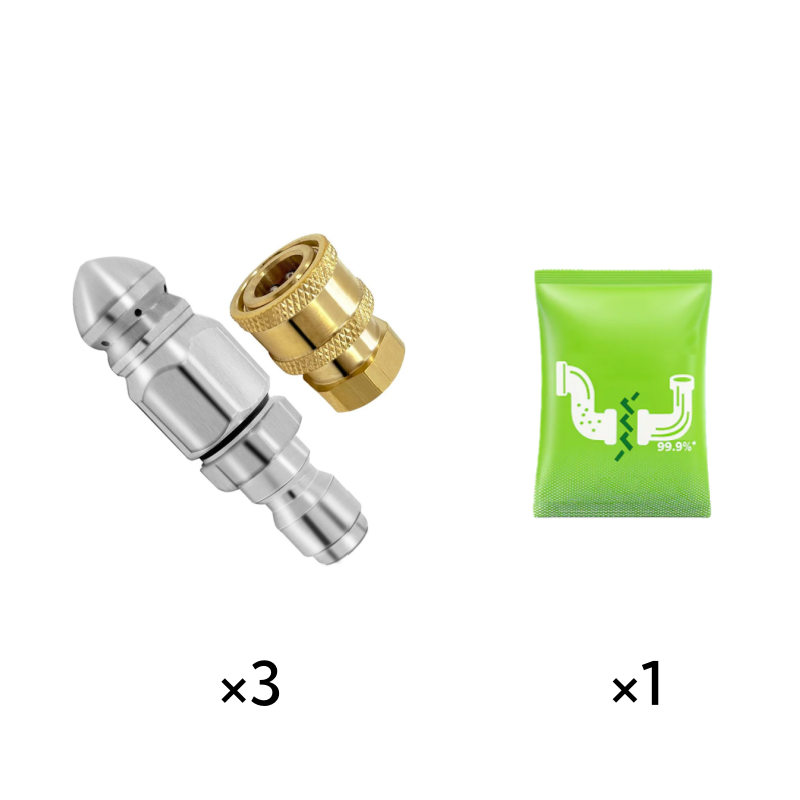 🥳2026 HOT SALE🥳💞50K+ SOLD!🏠🌊 From Home to Industry – One Nozzle Handles All. Versatile Pipe Cleaner – Buy More, Get More Free! 🎁🔩