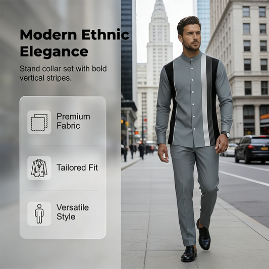 🥳2026 HOT SALE🥳💞50K+ SOLD!👔👖  50% OFF! Men’s 2-Piece Casual Set – Tailored fit moves with you. Durable stitching, easy care. Dress up or down with ease. Your new favourite. 👔🕊️