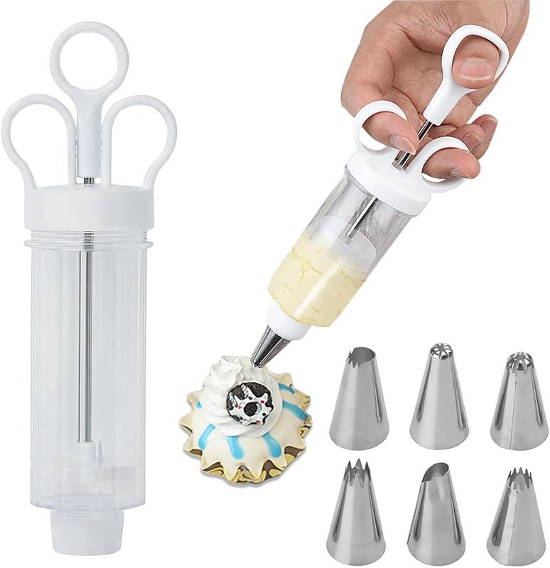 🥳2026 HOT SALE🥳💞50K+ SOLD! 🧁✨ LAST DAY – £9.99! Complete Frosting Piping Kit – 18 stainless steel tips & nozzles, cake injector included. Decorate inside & out – perfect for cupcakes, donuts & deviled eggs! 🎨🛠️