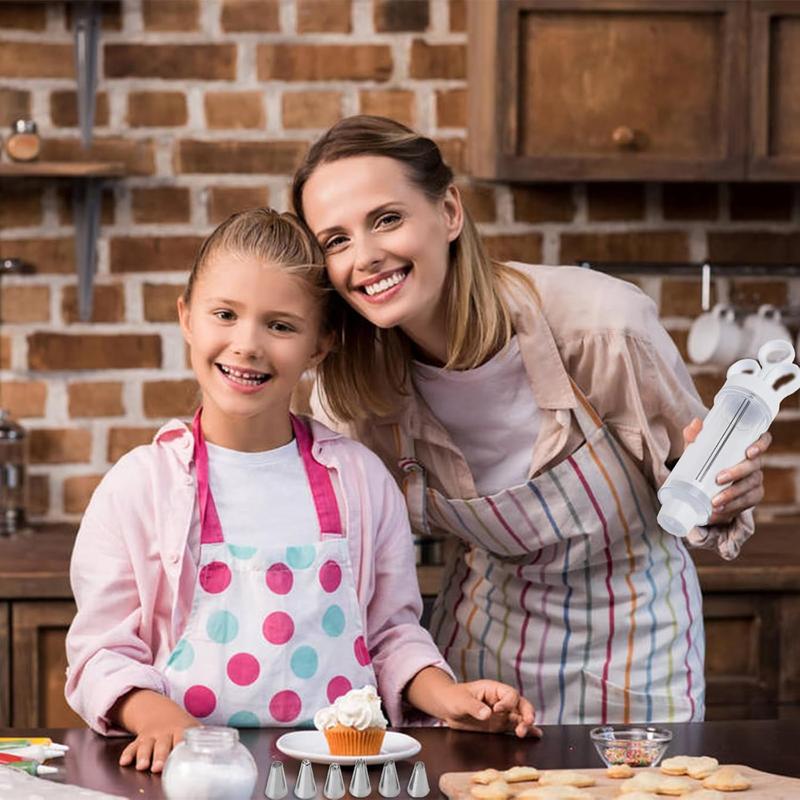 🥳2026 HOT SALE🥳💞50K+ SOLD! 🧁✨ LAST DAY – £9.99! Complete Frosting Piping Kit – 18 stainless steel tips & nozzles, cake injector included. Decorate inside & out – perfect for cupcakes, donuts & deviled eggs! 🎨🛠️