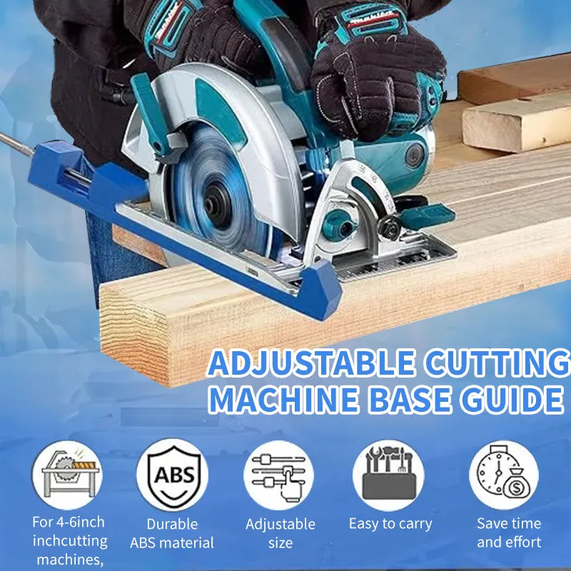 🥳2026 HOT SALE🥳💞50K+ SOLD!📐⚡ 50% OFF! Precision Cutting Guide Rail – Two‑way locking design keeps cuts stable & straight. Fits 4‑6″ tools – no drilling, easy install! 🛠️✨