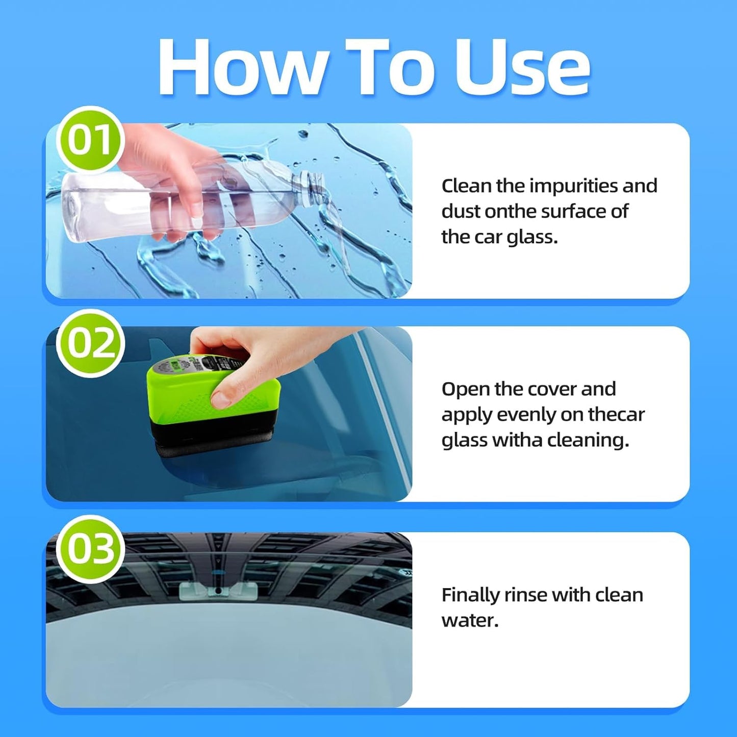 🥳2026 HOT SALE🥳💞50K+ SOLD!🚗✨ BUY 2 GET 1 FREE! Car Oil Film Removal Brush – No more wiper blur! Removes stubborn road grime & oily film. DIY clean windscreen – save on costly auto detailing! 🧼💨
