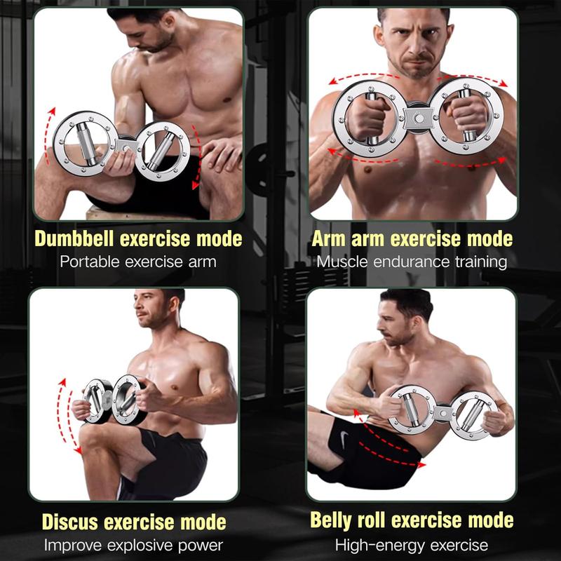 🥳2026 HOT SALE🥳💞50K+ SOLD! 💪🏋️ 50% OFF! Adjustable Arm & Chest Exerciser – 12LB resistance, 360° rotating grips & compact design. Train forearms, wrists & grip at home or office! 🛡️✅