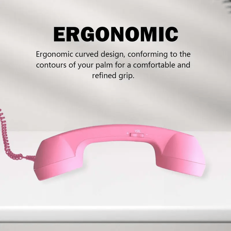 🥳2026 HOT SALE🥳💞50K+ SOLD!📞✨ Christmas Sale – Just £9.99! Retro Phone Handset – Blocks up to 99% of Phone Radiation. Classic Feel, Modern Type-C Connection – Safer Long Calls! 🛡️🎄