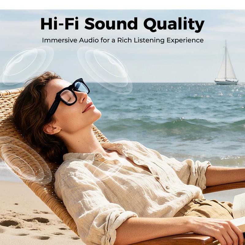 🥳2026 HOT SALE🥳💞50K+ SOLD!👓✨ 50% OFF! AI Smart Glasses with ChatGPT – Real‑time translation in 160+ languages, 8MP camera & 4K video. Bluetooth 5.4, HiFi audio – your personal AI assistant for travel & daily life! 🗣️🌍