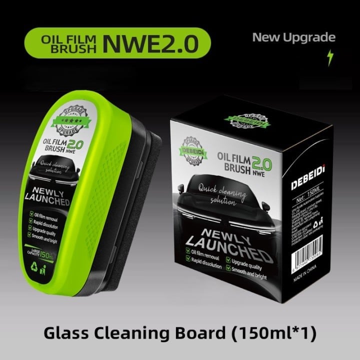 🥳2026 HOT SALE🥳💞50K+ SOLD!🚗✨ BUY 2 GET 1 FREE! Car Oil Film Removal Brush – No more wiper blur! Removes stubborn road grime & oily film. DIY clean windscreen – save on costly auto detailing! 🧼💨