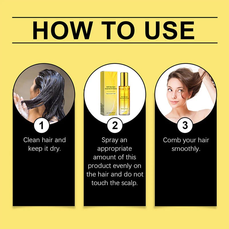 🥳2026 HOT SALE🥳💞💧 Light as Air, Deeply Nourishing! Repairing Hair Oil for Shine & Softness – 50% OFF! ✨🛁