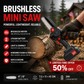 🥳2026 HOT SALE🥳💞50K+ SOLD! 🔋⚡ 50% OFF! Brushless Portable Mini Saw – Powerful motor, long-lasting battery & lightweight ergonomic design. Perfect for pruning, firewood & yard work – safe & efficient! 🌳✨