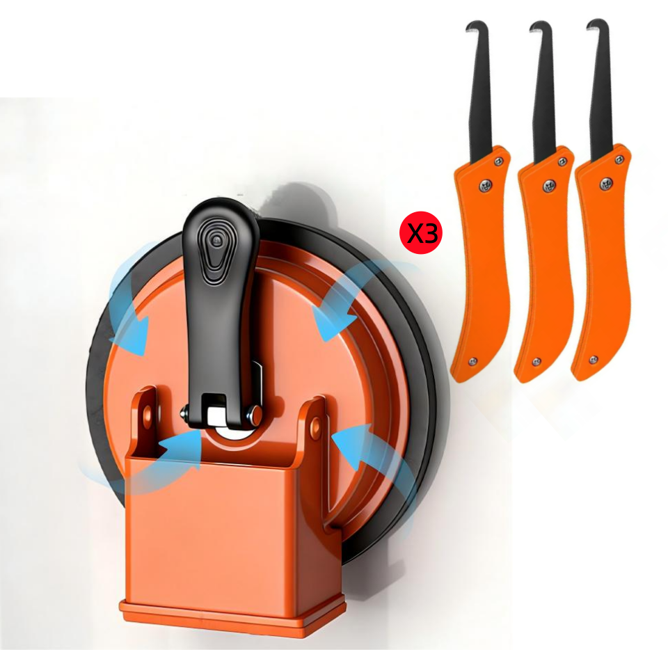 🥳2026 HOT SALE🥳💞50K+ SOLD! 🛠️🔧 50% OFF! Heavy-Duty Floor Gap Fixer – 70kg pulling force, 4.65″ suction cup. Closes gaps between floorboards – no need to call a pro! 🏠✨
