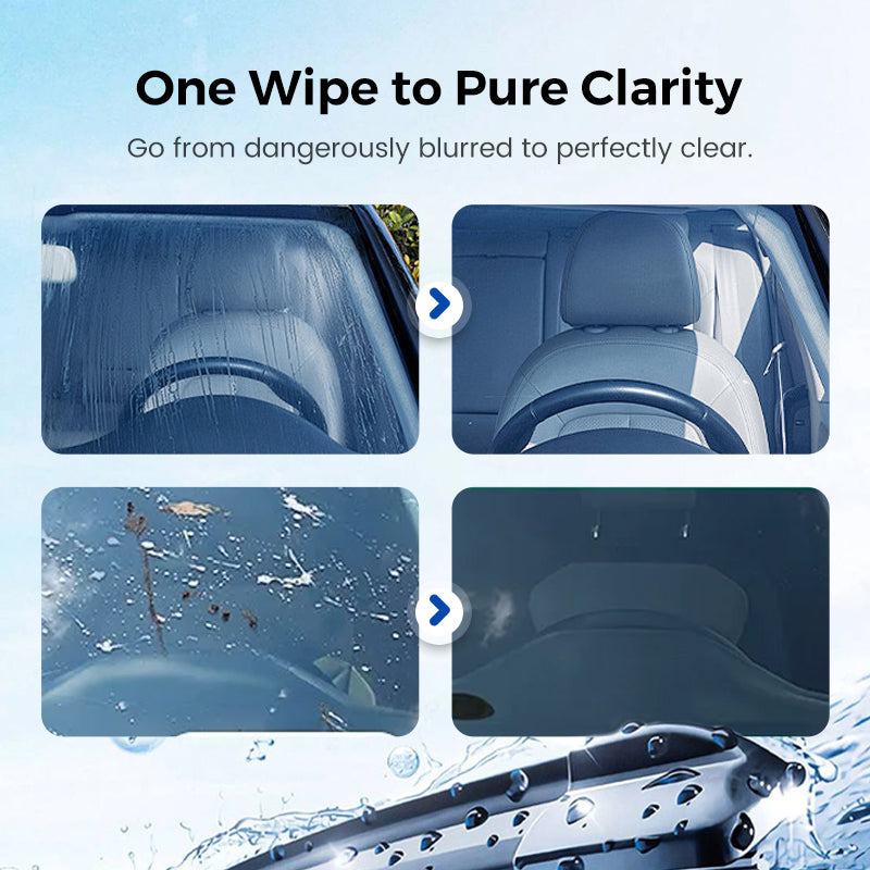 🥳2026 HOT SALE🥳💞50K+ SOLD! 🔍🚗 LIMITED TIME – BUY 2 GET 1 FREE! Auto Glass Oil Film Remover – Eliminates stubborn grease, wax & road grime. Restores crystal-clear visibility – safer night & rainy driving! 🌧️✨