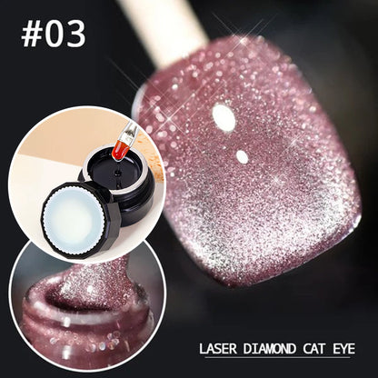 🥳2026 HOT SALE🥳💞50K+ SOLD!⏳💅LAST DAY HOT SALE 50% OFF💎Laser Diamond Cat Eye Nail Polish🌸✨