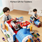 🥳2026 HOT SALE🥳💞50K+ SOLD! 🚂🎁 50% OFF! Large Rideable Toy Train – 4 play modes: push, pull, sit & play. Includes 6/12 die-cast cars & storage wagons. Safe, sturdy, ages 4-6. Perfect Christmas gift! 🛡️✨