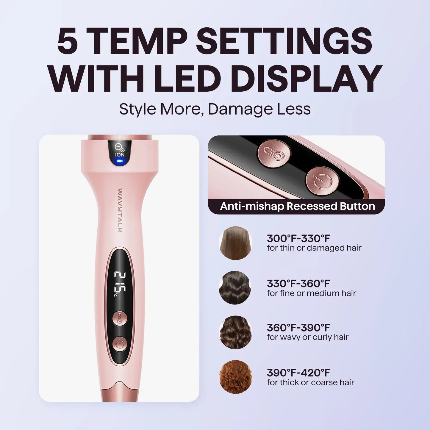 🥳2026 HOT SALE🥳💞50K+ SOLD!⚡💁‍♀️ 50% OFF! Heated Styling Comb – Rapid PTC heating, 160‑210°C. Creates volume & waves without damage. A hair care essential! 🌸🌀