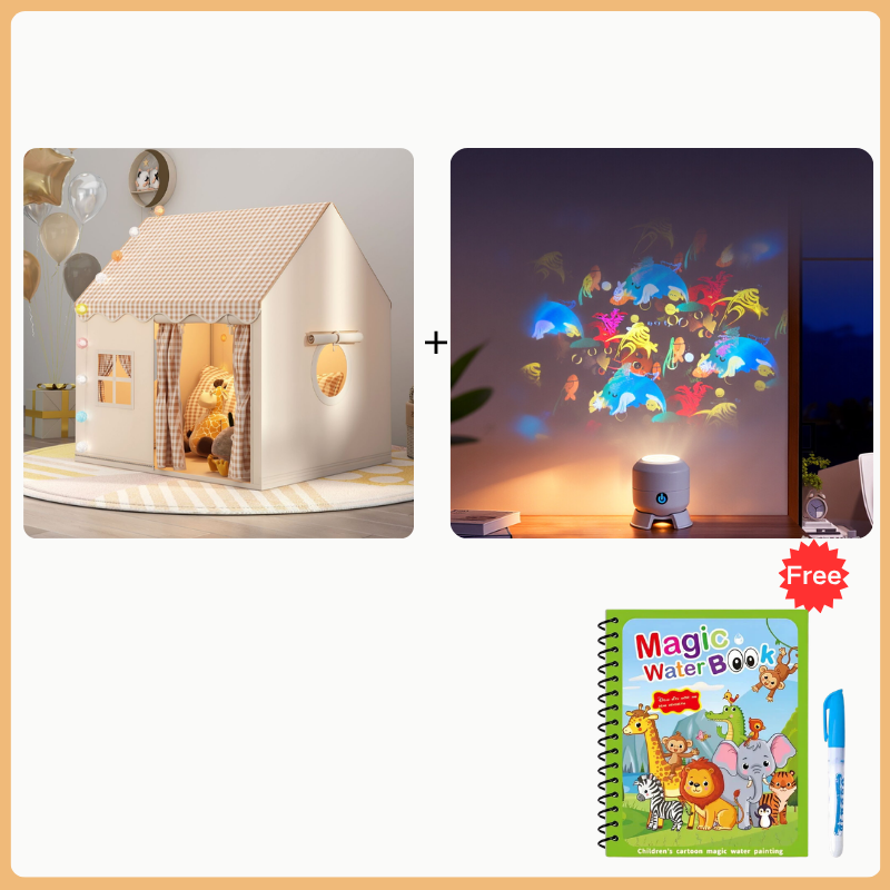 🥳2026 HOT SALE🥳💞50K+ SOLD! 🏠🧸 50% OFF! Indoor Kids Play Tent House – create a cosy play corner instantly! Easy setup, perfect for grandchildren’s imaginative indoor fun! 🛡️✨