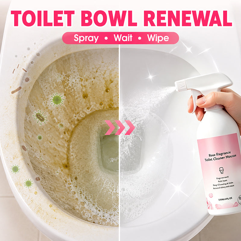 🥳2026 HOT SALE🥳💞50K+ SOLD! 🛁🧹 50% OFF! Bathroom Cleaner Spray – dissolves limescale, soap scum & water stains without scrubbing. Multi-surface for glass, tiles & taps – leaves a fresh botanical scent. Gentle formula, no harsh fumes! ✨💪