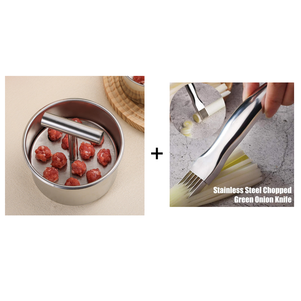 🥳2026 HOT SALE🥳💞50K+ SOLD! 🍲✨ 50% OFF! Stainless Steel Meatball Mould – 304 stainless steel, rust-resistant & long-lasting. 6 or 12 holes – perfectly uniform meatballs every time! 🥩💪