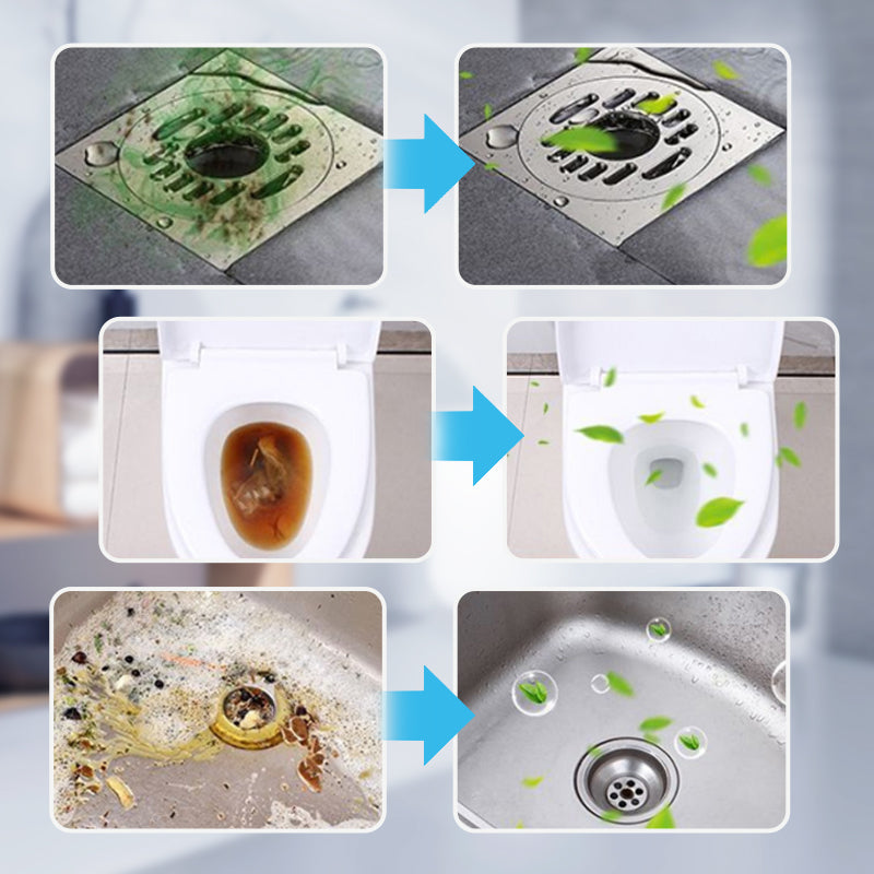 🥳2026 HOT SALE🥳💞50K+ SOLD!🏆🚿 Flash Sale! Buy 5 Get 5 Free – Deodorizing Drain Powder – No harsh fumes, breathe easy! Powerful on clogs, gentle on pipes. Keep your home fresh. 🛡️🧓