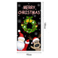 🥳2026 HOT SALE🥳💞50K+ SOLD! 🎄🚪 50% OFF! Christmas Front Door Decoration – 28-second install, washable & reusable fabric cover. Fits 35x79 inch door, indoor/outdoor. Easy holiday cheer! 🎅✨