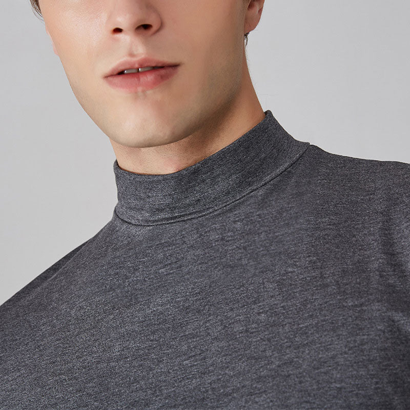 🥳2026 HOT SALE🥳💞50K+ SOLD!🏆🥧 LIMITED TIME £9.99! 🎁 High Neck Slim Fit T-Shirt – Soft cotton blend, gentle on skin! Perfect layering piece for chilly days. Easy-care, no ironing needed. Smart enough for pub, comfy enough for home. 🍻🧥