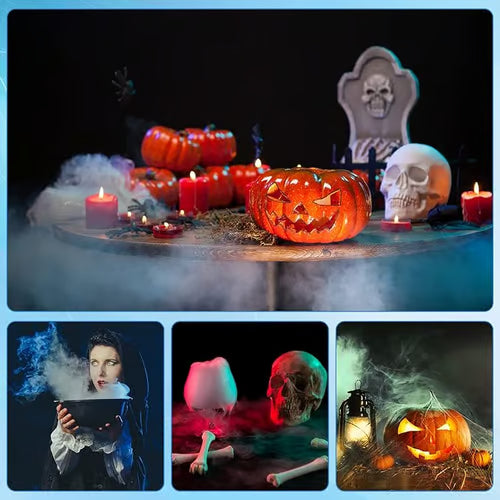 🥳2026 HOT SALE🥳💞50K+ SOLD! 🎃✨ 50% OFF! 12-LED Ultrasonic Mist Maker Fogger – Creates cool mist & colourful lights for Halloween décor, humidifiers & fountains. Quiet operation – just plug & play! 👻💧