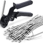 🥳2026 HOT SALE🥳💞50K+ SOLD!🛠️✨ 50% OFF! 304 Stainless Steel Zip Tie Set – 4X strength, weatherproof. Use for garden, garage, cables & more. Comes in assorted sizes. 📦🔨
