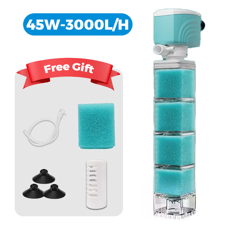 🥳2026 HOT SALE🥳💞50K+ SOLD!🐟🔧 50% OFF! Aquarium Filter System – Automatic, quiet & efficient. No more manual cleaning hassle. 🌊✅