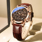 🥳2026 HOT SALE🥳💞50K+ SOLD!⌚💼 50% OFF! OLEVS Chronograph Watch – Triple‑eye, six‑hand. Genuine leather, casual elegance. Precise & reliable. 🕰️✨
